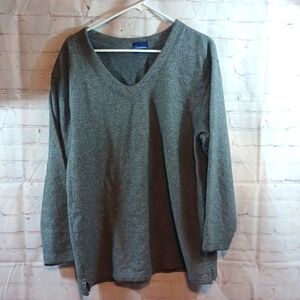 Catalina  VTG V Neck Fleece Pull Over Winter  Top L